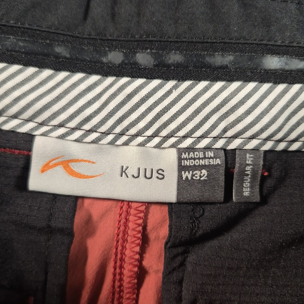 Kjus Iver Shorts Men's 32 (30) Pink Regular Fit Stretch Lightweight Active Golf - Picture 3 of 8
